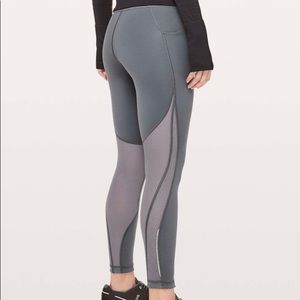 Lululemon Run Smoothly 7/8 Tights BNWT Grey Size 4